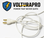 VolturaPro 2 Pin Flat Power Cord – Table Fan & Small Appliances