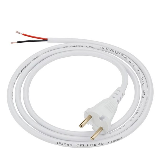 2 Pin Heavy Duty Power Cord – 16/20 Wire